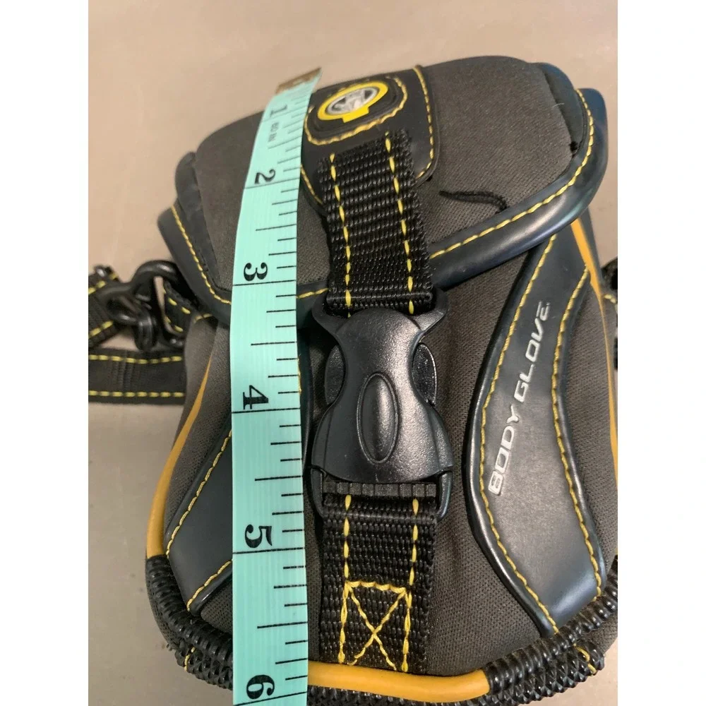 BodyGlove Pouch Bag Unisex Small Gray Yellow Utility Crossbody Techwear Gorpcore